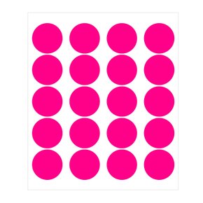 Etiqueta Adesiva Rosa Fluorescente 19mm Etiqueta Adesiva Rosa ...