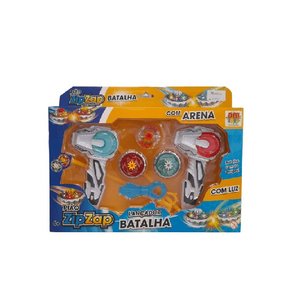 おもちゃ Pião Zip Zap Lançador Batalha Dm Toys 6297 Piao Zip Zap Lancador