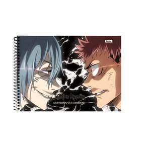 Caderno-Capa-Dura-Cartografia-80-Folhas-Jujutsu-Kaisen.