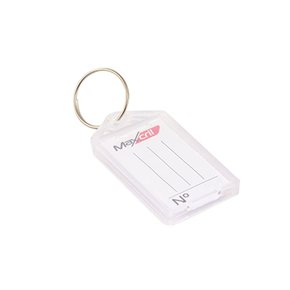 Chaveiros-Com-Etiquetas-Max-Cril-C-25-Pecas-Transparentes