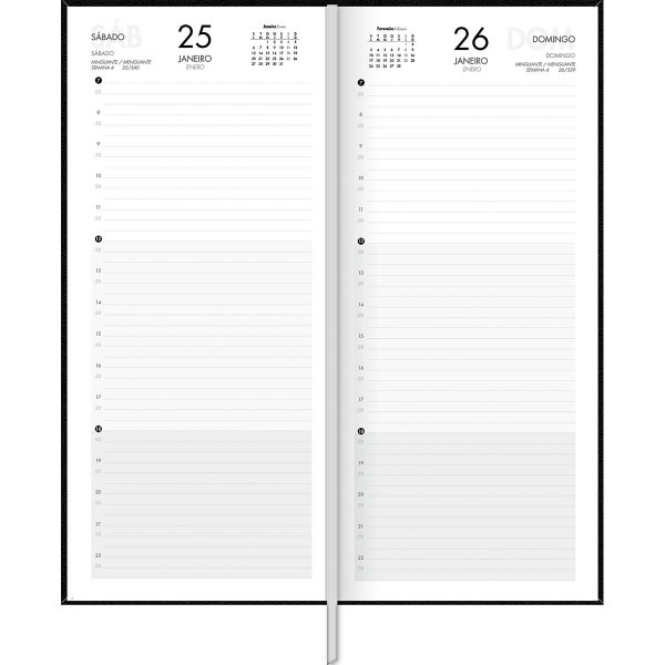 agenda executiva costurada diaria 123 x 275 cm comercial 2025 120014 7