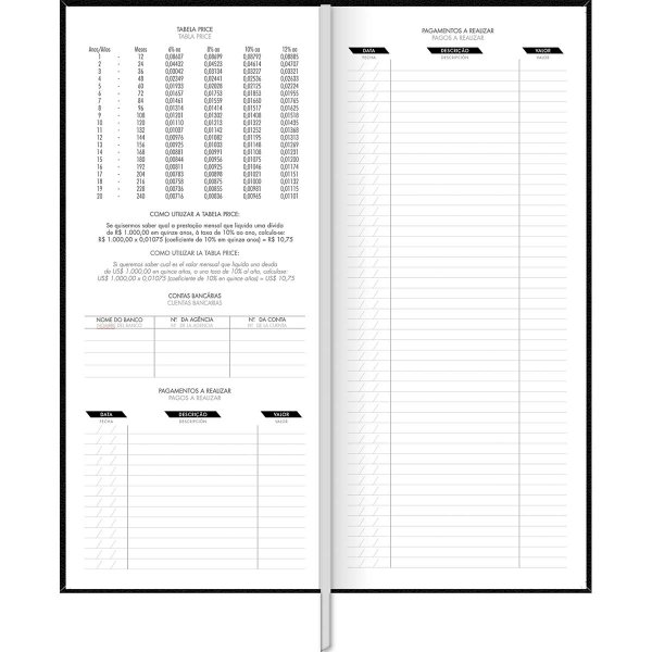 agenda executiva costurada diaria 123 x 275 cm comercial 2025 120014 4