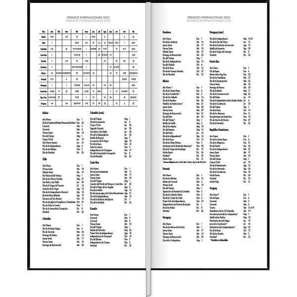 agenda executiva costurada diaria 123 x 275 cm comercial 2025 120014 2