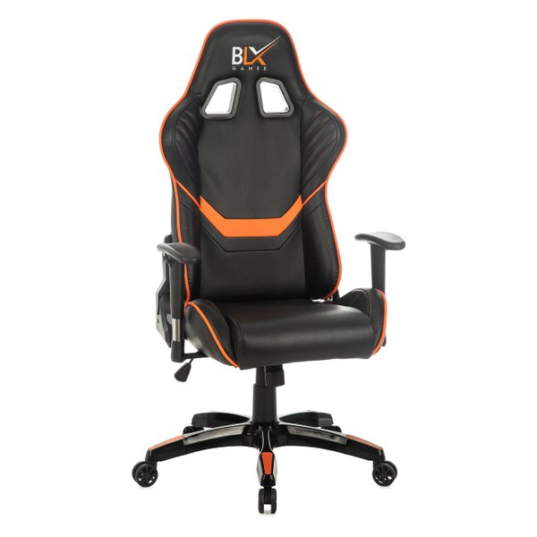 Cadeira Gamer Preta e Laranja Ref. BLX 6009