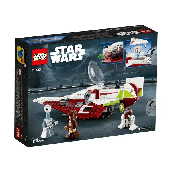 10 lego star wars caca estelar jedi de obi wan kenobi 75333