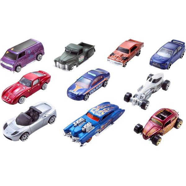 03 hot wheels pacote 10 carros 54886
