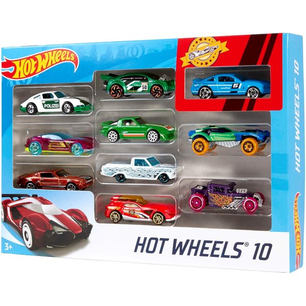 05 hot wheels pacote 10 carros 54886