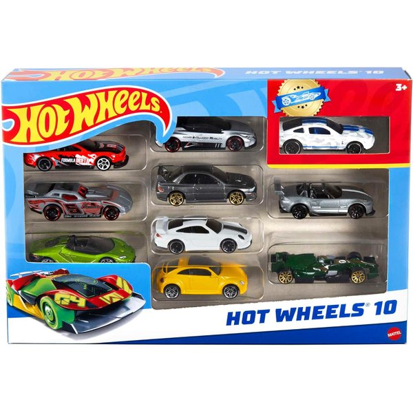 07 hot wheels pacote 10 carros 54886