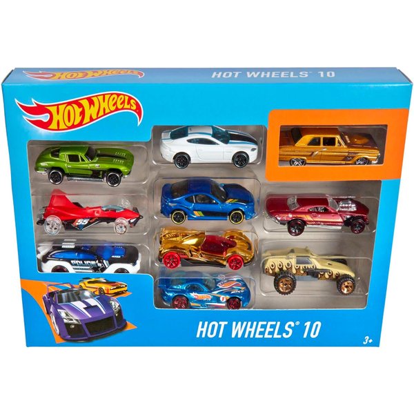 09 hot wheels pacote 10 carros 54886