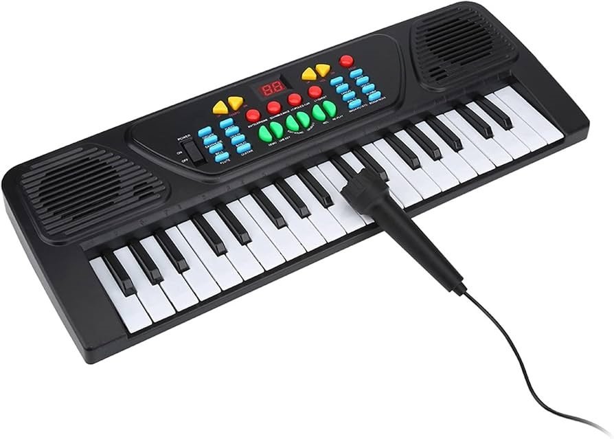 Teclado Teclado com microfone 37 Teclas BX1622 DMT5702 Dm Toys