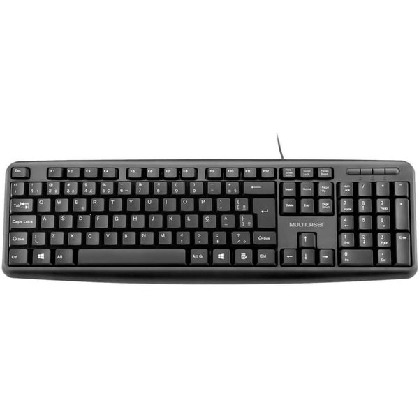 teclado slim basico pt usb tc065