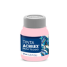 tinta de tecido 37ml acrilex rosa bebe 813