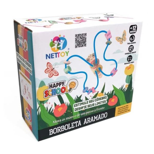 happy school borboleta aramada