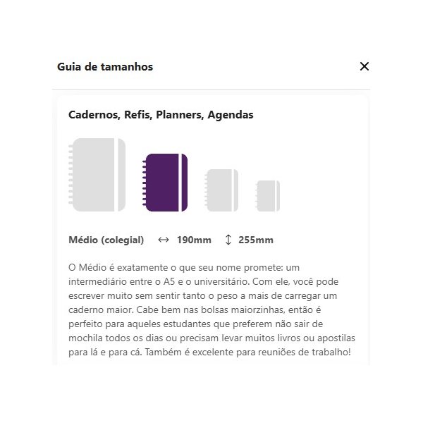 caderno inteligente medio